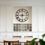 Vantic 32 Inch Large Wall Clock, Roman Numeral Metal Oversized Wall Clocks for L... - Image 9