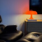 Lotus Atelier Orange Mushroom Lamp for Room Aesthetic Modern Lighting for Bedroo... - Image 5