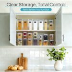 Airtight Food Storage Containers with Lids, Vtopmart 24 pcs Plastic Kitchen and ... - Image 4