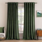 MIULEE Velvet Curtains 84 inches 2 Panels - Luxury Blackout Curtains for Bedroom... - Image 2