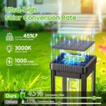 KOOPER Taller Solar Pathway Lights Outdoor, 8 Pack Upgraded Brighter Solar Garde... - Image 5