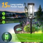 KOOPER Taller Solar Pathway Lights Outdoor, 8 Pack Upgraded Brighter Solar Garde... - Image 6