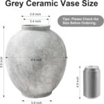Starttag Large Ceramic Vase, 9.8 inch Rustic Farmhouse Flowers Vase for Home Dec... - Image 4