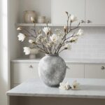 Starttag Large Ceramic Vase, 9.8 inch Rustic Farmhouse Flowers Vase for Home Dec... - Image 5