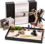 Island Falls Home Zen Garden Kit 11x8in. Beautiful Japanese Decor Mini Rock Feat... - Image 2