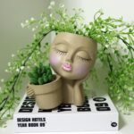 Dolkgy Face Planters Pots Head Planter, Unique Plant Pots for Indoor Outdoor Pla... - Image 3