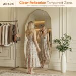 Antok Full Length Mirror, 76"x34" Floor Mirror, Free Standing Wall Mounted or Le... - Image 5