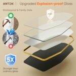 Antok Full Length Mirror, 76"x34" Floor Mirror, Free Standing Wall Mounted or Le... - Image 6