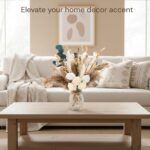 100pcs Artificial Flowers Arrangement With Vase Included, Dining Table Centerpie... - Image 3