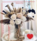 100pcs Artificial Flowers Arrangement With Vase Included, Dining Table Centerpie... - Image 6