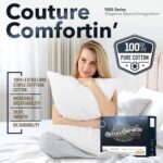 TEXAS LINEN CO. 100% Egyptian Cotton Queen Sheets Set - Luxury 1500 Series Coutu... - Image 3