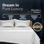 TEXAS LINEN CO. 100% Egyptian Cotton Queen Sheets Set - Luxury 1500 Series Coutu... - Image 4