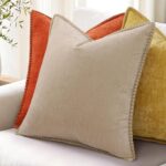 decorUhome Summer Chenille Soft Cozy Throw Pillow Covers 18x18 Set of 2, Modern ... - Image 5