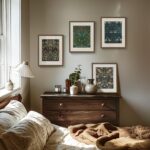 Framed William Morris Canvas Wall Art, 4 Piece Vintage Botanical Floral Bird Wal... - Image 4