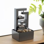 Desktop Waterfall Fountain Small- 9.65" Relaxation Tabletop Fountain with Soothi... - Image 2