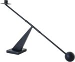 Black Metal Modern Candle Holder Candlestick Holders Decorative Candle Stand, Ta... - Image 4