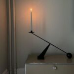 Black Metal Modern Candle Holder Candlestick Holders Decorative Candle Stand, Ta... - Image 8