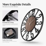 30" Extra Large Wall Clock, Modern Battery Operated Silent Non Ticking 30 inch D... - Image 6