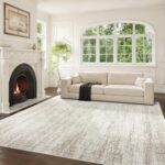 Srugn Washable Rugs 8x10 Area Rugs for Living Room,Ultra Soft Faux Wool Retro Ru... - Image 2