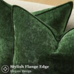 decorUhome Summer Couch Euro Sham Throw Pillow Covers 22x22 Set of 2, Decorative... - Image 3