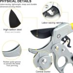 Premium Germany Pruning Shears, Work 3 Times Easier, Pruners Heady Duty, Sharp G... - Image 3