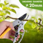 Premium Germany Pruning Shears, Work 3 Times Easier, Pruners Heady Duty, Sharp G... - Image 4