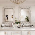 Kelly Miller Jeweled Luxury Bathroom Mirror for Wall, 24"x36" Rectangle Wall Mir... - Image 4