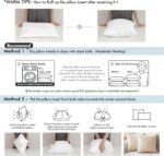 MIULEE 26x26 Euro Pillow Inserts,Set of 2 Down Feather Throw Pillows for Couch S... - Image 7