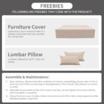 Rattaner Patio Sectional 6 Pieces All-Weather Wicker Patio Furniture Set Outdoor... - Image 7