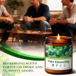Mint Eucalyptus Odor Eliminating Candles | Eliminates 95% of Pet, Smoke & Bathro... - Image 4