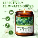 Mint Eucalyptus Odor Eliminating Candles | Eliminates 95% of Pet, Smoke & Bathro... - Image 5