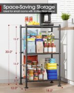 Sakugi Storage Shelves - 3 Tier Shelf Organizer, Sturdy Metal Garage Shelving wi... - Image 3