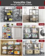Sakugi Storage Shelves - 3 Tier Shelf Organizer, Sturdy Metal Garage Shelving wi... - Image 4