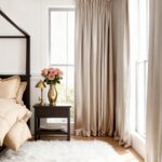 HOMEIDEAS 2 Panels Beige Faux Silk Blackout Luxury Curtains, 52 X 96 Inch Champa... - Image 3