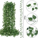 CEWOR Fake Vines for Room Decor 24 Pack 168ft Artificial Ivy Greenery Garland fo... - Image 3