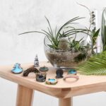 Jetec 12 Pcs Mini Fairy Garden Accessories Miniature Tiny Stone Bridge Mini Pond... - Image 5