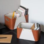 LA JOLIE MUSE Storage Baskets for Organizing, 2 Pack, Storage Cube Boxes Luxury ... - Image 3