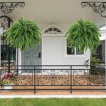 Dkaltm Single Silky Artificial Boston Fern Bush, 49Inch Large Artificial Ferns f... - Image 6