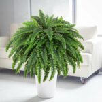 Dkaltm Single Silky Artificial Boston Fern Bush, 49Inch Large Artificial Ferns f... - Image 7