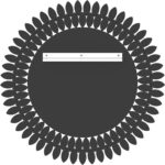 Kelly Miller Round Jeweled Mirror for Wall Decor, 26 in Modern Decorative Wall M... - Image 6