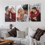 3 Panel Hanging Wall Art Set, Custom Canvas Prints with Your Photos, Personalize... - Image 4