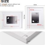 Egofine 11x14 Picture Frames Set of 4, Made of Solid Wood Covered by Plexiglass ... - Image 4