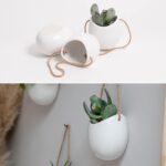 Kazai. Wall Planters -Ellie- | Hanging Ceramic Plant Pots 3 Pieces | Wall Decora... - Image 4
