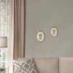 Sunlit Vintage Picture Frame 5x7 Inch, Oval Antique Photo Frames with Glass Fron... - Image 6