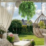 RECUTMS Artificial Hanging Plants Draping Pea Leaves Greenery 3PCS 2.5FT Faux Vi... - Image 4
