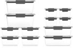 Rubbermaid Brilliance BPA-Free Airtight Food Storage Containers, 24-Piece Set, E... - Image 3