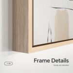 Framed Luxury Mountain Wall Art for Hallway, Extra Large Modern Landscape Canvas... - Image 4