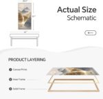 Framed Luxury Mountain Wall Art for Hallway, Extra Large Modern Landscape Canvas... - Image 5