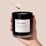 LUMELOOM Santal Reserve Luxury Scented Candles, 9oz Soy Wax Candles for Home Sce... - Image 5