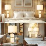 Natural Alabaster Table Lamps Set of 2 - Table Lamp with Night Light for Bedroom... - Image 6